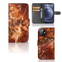 iPhone 12 | 12 Pro (6.1") | Bookcase | Marmer Bruin