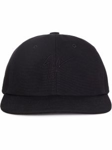 Giuseppe Zanotti casquette à logo brodé - Noir