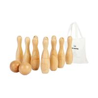 Bigjigs houten bowlingset, 12dlg.