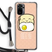 Sleep All Day: Xiaomi Redmi Note 10 Pro Transparant Hoesje met koord
