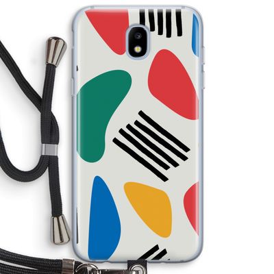 Illustratieve pop 1: Samsung Galaxy J5 (2017) Transparant Hoesje met koord