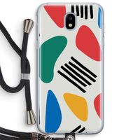Illustratieve pop 1: Samsung Galaxy J5 (2017) Transparant Hoesje met koord