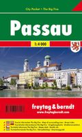 Stadsplattegrond City Pocket Passau | Freytag & Berndt - thumbnail