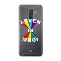 Het Leven Is Mooi: Samsung Galaxy A6 Plus (2018) Transparant Hoesje