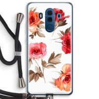 Roosjes: Huawei Mate 10 Pro Transparant Hoesje met koord