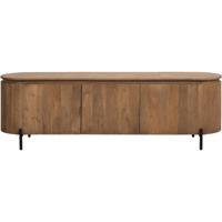 Leen Bakker - TV-meubel Vito - Licht - 56x180x43 Cm - Mangohout - Bruin