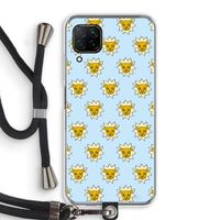 Leeuwenkoppen: Huawei P40 Lite Transparant Hoesje met koord