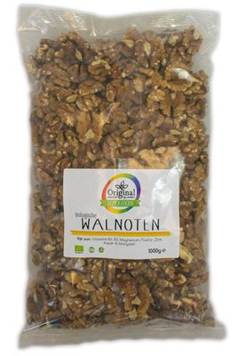 Original Superfoods Biologische Walnoten 1000 Gram Original Superfoods Biologische Walnoten 1000 Gram