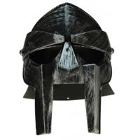 Gladiator ridder soldaten helm - zwart - voor volwassenen - Verkleed hoofddeksels - helmen