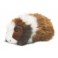 WNF pluche cavia knuffel bruin 19 cm - Knuffel huisdieren - thumbnail