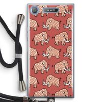 Mammoet: Sony Xperia XZ1 Transparant Hoesje met koord