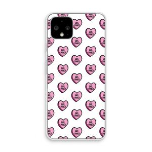 GIRL POWER: Pixel 4 Transparant Hoesje