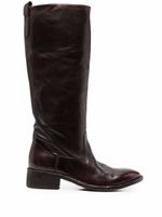 Officine Creative bottes en cuir - Marron