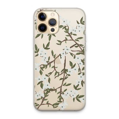 Blossoming spring: iPhone 13 Pro Max Transparant Hoesje