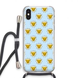 Leeuwenkoppen: iPhone XS Transparant Hoesje met koord
