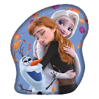 Frozen sierkussen Elsa en Anna Heart - 33 x 28 cm