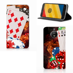 Motorola Moto G5S Hippe Standcase Casino