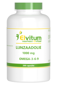 Elvitum Lijnzaadolie 1000mg Capsules