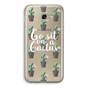 Cactus quote: Samsung Galaxy A5 (2017) Transparant Hoesje