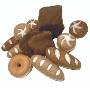 Papoose Toys Papoose Toys Bread Set/17pc