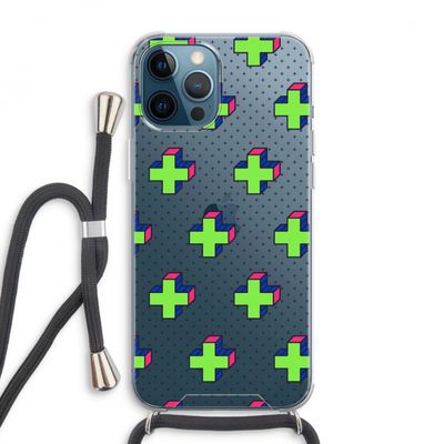 8-bit N°10: iPhone 12 Pro Max Transparant Hoesje met koord
