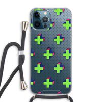 8-bit N°10: iPhone 12 Pro Max Transparant Hoesje met koord