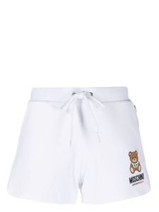 Moschino bas de pyjama à logo Teddy Bear - Blanc