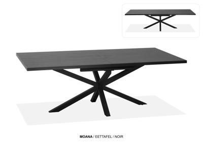 Moana uitschuif eetkamertafel 220/280