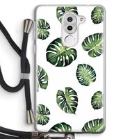 Tropische bladeren: Honor 6X Transparant Hoesje met koord