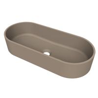 Arcqua Case waskom - ovaal - 60x26cm - mat truffel WAS806911