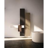 Instamat Voletti elektrische radiator - 18x60cm - 85watt - met korte bevestiging (7cm) - staal wit VLS.S06ES01