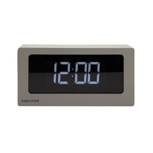 Karlsson - Table clock Boxed LED warm grey