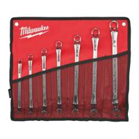 Milwaukee Dubbele ringsleutelset (7-delig) (6x7, 8x9,10x11, 12x13, 14x15, 16x17, 18x19 mm) - 4932492737