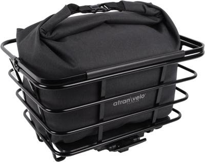 Atranvelo mandtas "travel" basket bag at.velo "travel" black