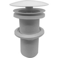 Wiesbaden Caral Verlengde Open Afvoerplug - 5/4 inch - Glanzend Wit Wiesbaden Caral Verlengde Open Afvoerplug - 5/4 inch - Glanzend Wit