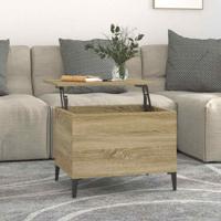 Salontafel 60x44,5x45 cm bewerkt hout sonoma eikenkleurig