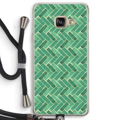 Moroccan tiles 2: Samsung Galaxy A3 (2016) Transparant Hoesje met koord