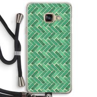Moroccan tiles 2: Samsung Galaxy A3 (2016) Transparant Hoesje met koord