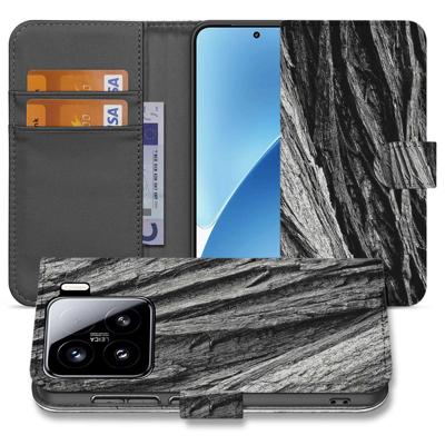 Book Style Case Xiaomi 15 Boomschors Grijs