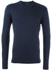 Zanone sweat classique - Bleu