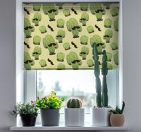 Cactus met snor Raambekleding woonkamer