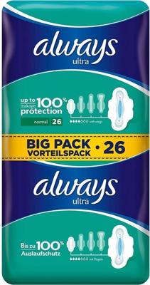 Always Always Ultra Normaal Maandverband met vleugels - 26 stuks