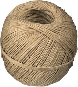 Vlas bindtouw 100 meter 3-draads 200 gram