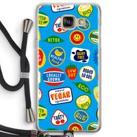 Fruitsticker: Samsung Galaxy A5 (2016) Transparant Hoesje met koord