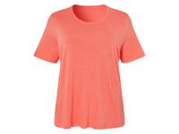 esmara Linnen dames T-shirt - Plus size (Koraal, XXL (52/54))