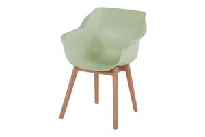 Hartman | Tuinstoel Sophie met Armleuningen Teak | French Green