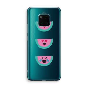 Smiley watermeloen: Huawei Mate 20 Pro Transparant Hoesje