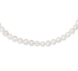 TFT Zilveren Ketting Parel 7,5 mm x 42+4 cm