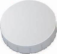 MAUL magneet Solid, 24 mm, trekkracht 600 gr, doos van 10 stuks, wit