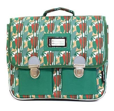 Les Deglingos schooltas junior 38 cm polyester groen Les Deglingos schooltas junior 38 cm polyester groen